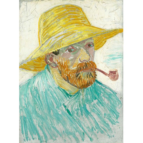 Van Gogh Giclée, Zelfportret met pijp en strohoed