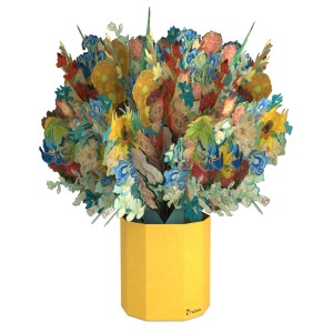 Origamo x Van Gogh Museum Tarjeta 3D Pop-Up Flores de Vincent large
