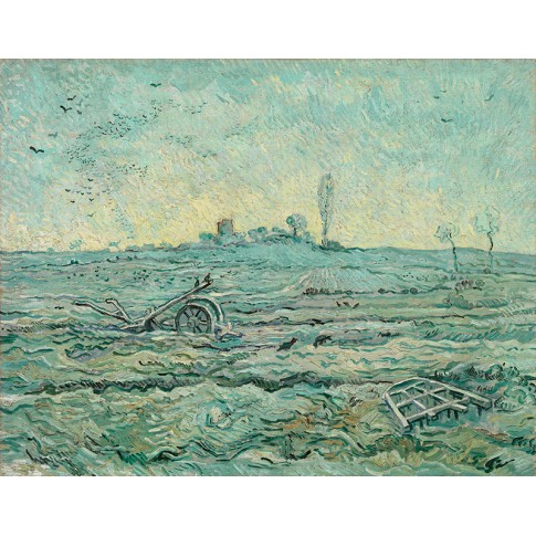 Van Gogh Giclée, Rastrillo y arado (según Millet)
