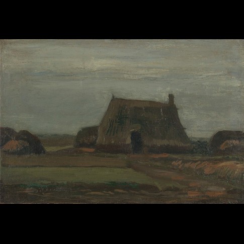 Van Gogh Giclée, Boerderij met turfhopen