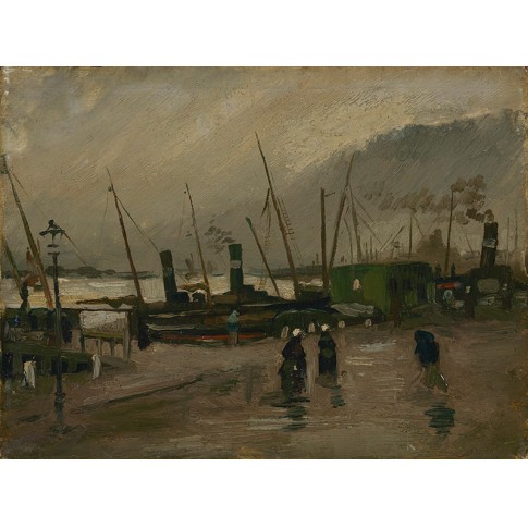 Van Gogh Giclée, The De Ruijterkade in Amsterdam