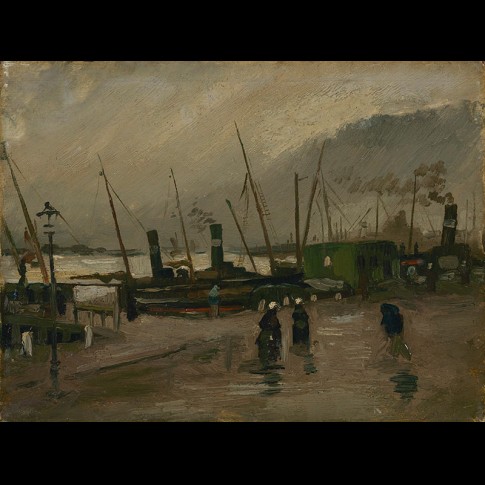 Van Gogh Giclée, De Ruijterkade te Amsterdam