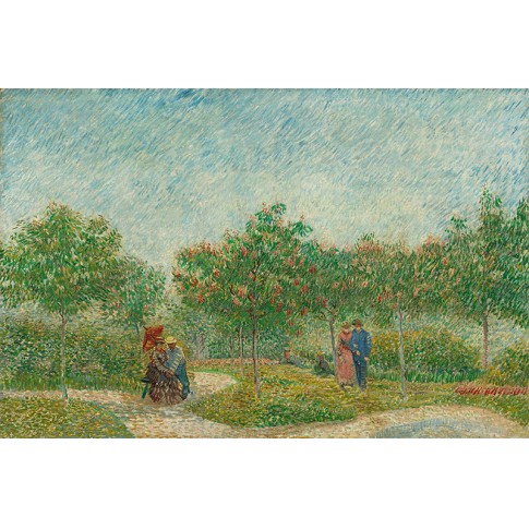 Van Gogh Giclée, Tuin met geliefden: Square Saint-Pierre