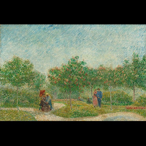 Van Gogh Giclée, Tuin met geliefden: Square Saint-Pierre