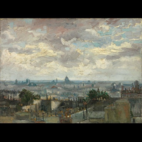 Van Gogh Giclée, Gezicht op Parijs
