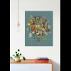 Van Gogh IXXI Vincents bloemen 100x80 blauw