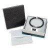 Leren gevlochten armband in gift box