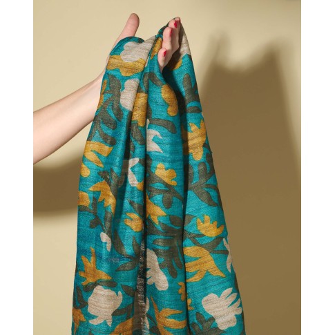 Van Gogh Handgeweven zijden sjaal Amandelbloesem