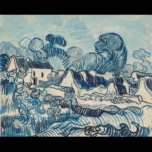 Van Gogh Giclée, Landschap met huizen