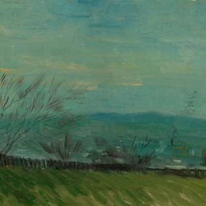 Van Gogh Giclée, Zonsondergang te Montmartre