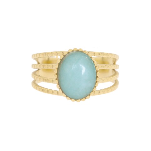 Van Gogh Gemstone ring aventurijn, door Ellen Beekmans