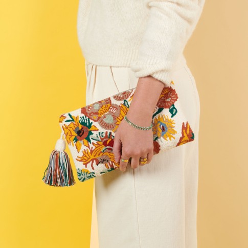 Mama Tierra Clutch – Van Gogh Zonnebloemen