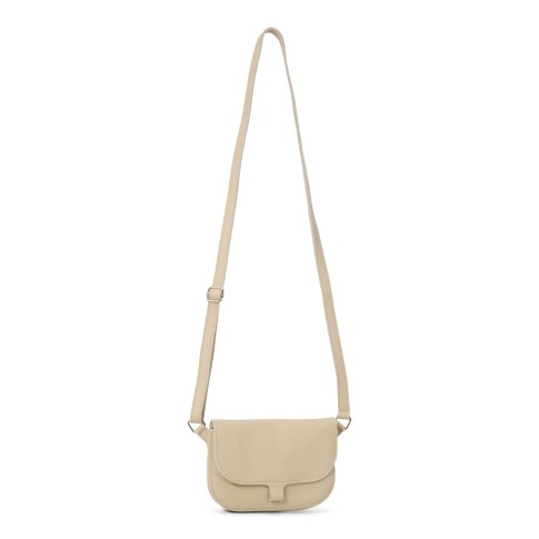 Crossbodytas ecru leer Amandelbloesem – Keecie