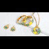 Van Gogh Irissen Ketting met hanger 22kt goud verguld, door Erwin Pearl®