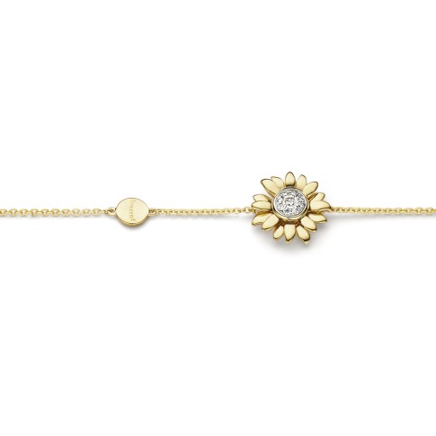 Van Gogh Gassan Gouden armband met diamanten Zonnebloemen