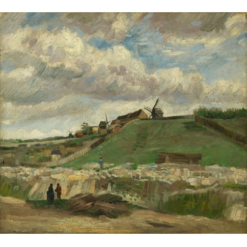 Van Gogh Giclée, De heuvel van Montmartre met steengroeve