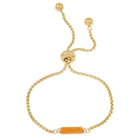 Van Gogh Gemstone armband aventurijn oranje, door Ellen Beekmans®