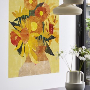 Van Gogh IXXI 2.0 -  Sunflowers with Vase 120x160