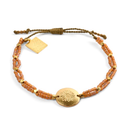 Van Gogh Armband Glitter Zonnebloemen, door A Beautiful Story