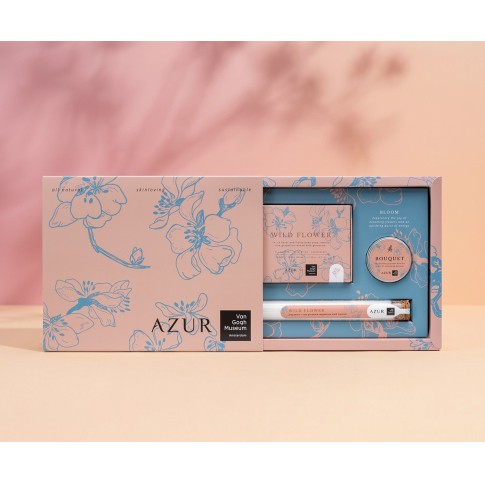 Cadeauset Wild Flower Amandelbloesem, Azur x Van Gogh Museum