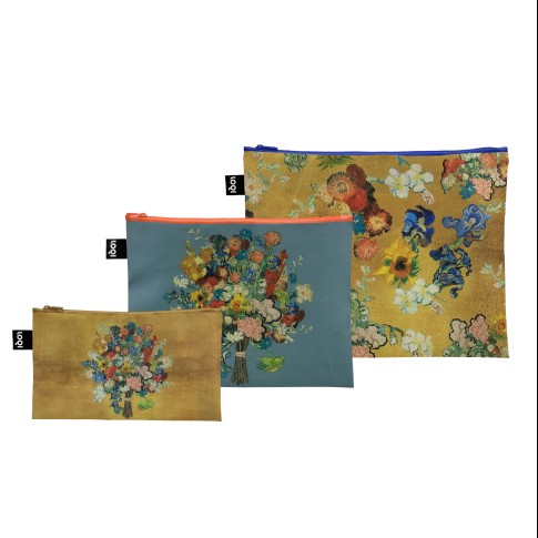 Etui set Vincents bloemen, Loqi x Van Gogh Museum