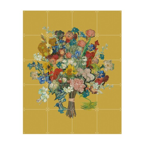 Van Gogh IXXI Vincents bloemen 100x80 geel