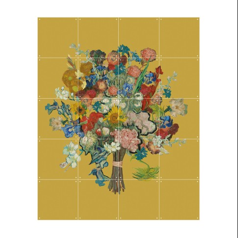 Van Gogh IXXI Vincents bloemen 100x80 geel