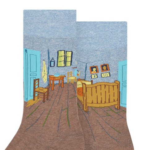 Sokken De slaapkamer, MuseARTa x Van Gogh Museum