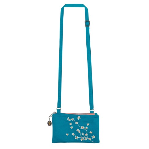 Van Gogh Crossbody tas met Amandelbloesem borduursel