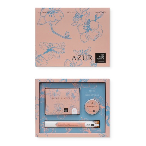 Cadeauset Wild Flower Amandelbloesem, Azur x Van Gogh Museum