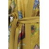 Kimono Vincents bloemen goudkleurig, Beddinghouse x Van Gogh Museum
