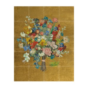 Van Gogh IXXI Vincents bloemen 100x80 goud