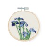 Borduurset zijde en linnen - Van Gogh Irissen
