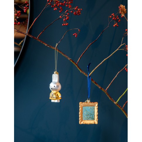 Glazen ornament Nijntje Zonnebloemen, Vondels x Van Gogh Museum