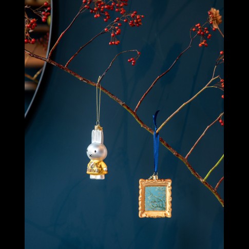 Glazen ornament Nijntje Zonnebloemen, Vondels x Van Gogh Museum