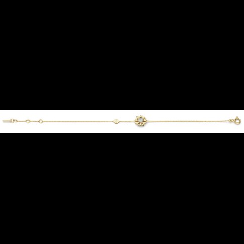 Van Gogh Gassan® Gouden armband met diamanten Zonnebloemen