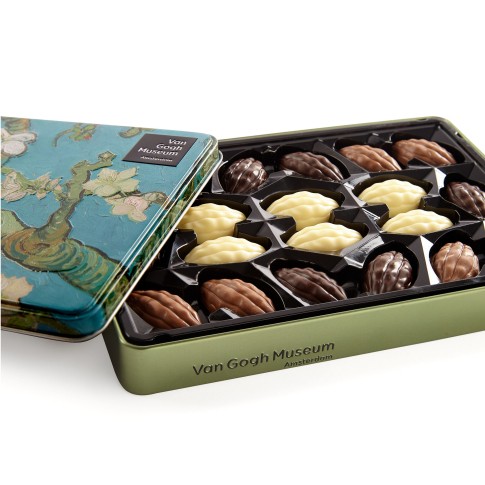 Chocolade in blik, Van Gogh Amandelbloesem