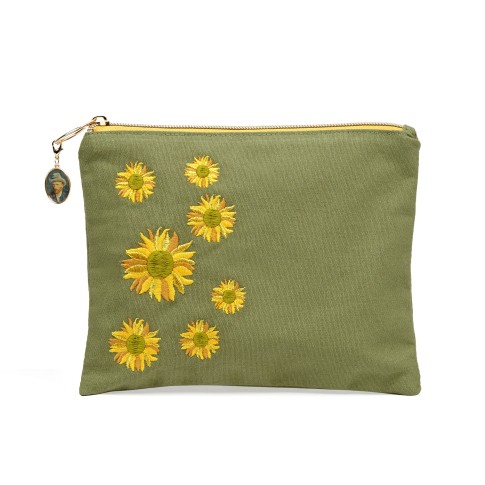 Van Gogh Etui met Zonnebloemen borduursel